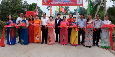 MITSUBISHI MOTORS VIỆT NAM TÀI TRỢ XÂY MỚI CẦU MƯỜI THƯỚC KH7 TẠI TP. CẦN THƠ.