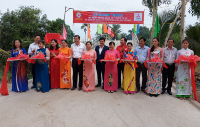 MITSUBISHI MOTORS VIỆT NAM TÀI TRỢ XÂY MỚI CẦU MƯỜI THƯỚC KH7 TẠI TP. CẦN THƠ.